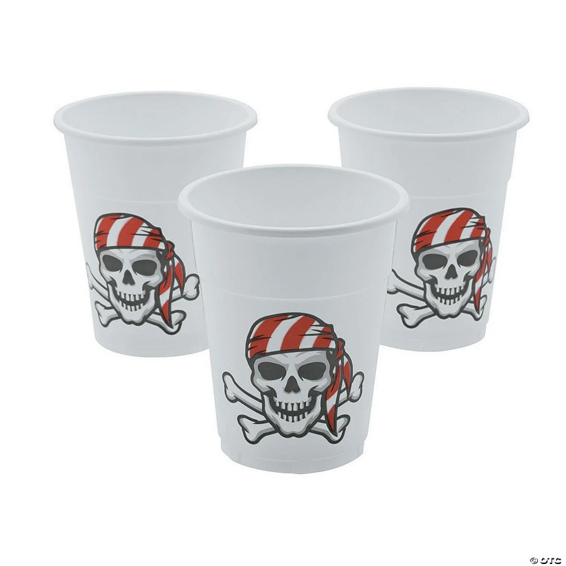 Buy ๐ Pirate Bandana Skull & Crossbones Plastic Cups - 50 Pc. ๐ฅฐ 4 Buy ๐ Pirate Bandana Skull & Crossbones Plastic Cups - 50 Pc. ๐ฅฐ - Image 2