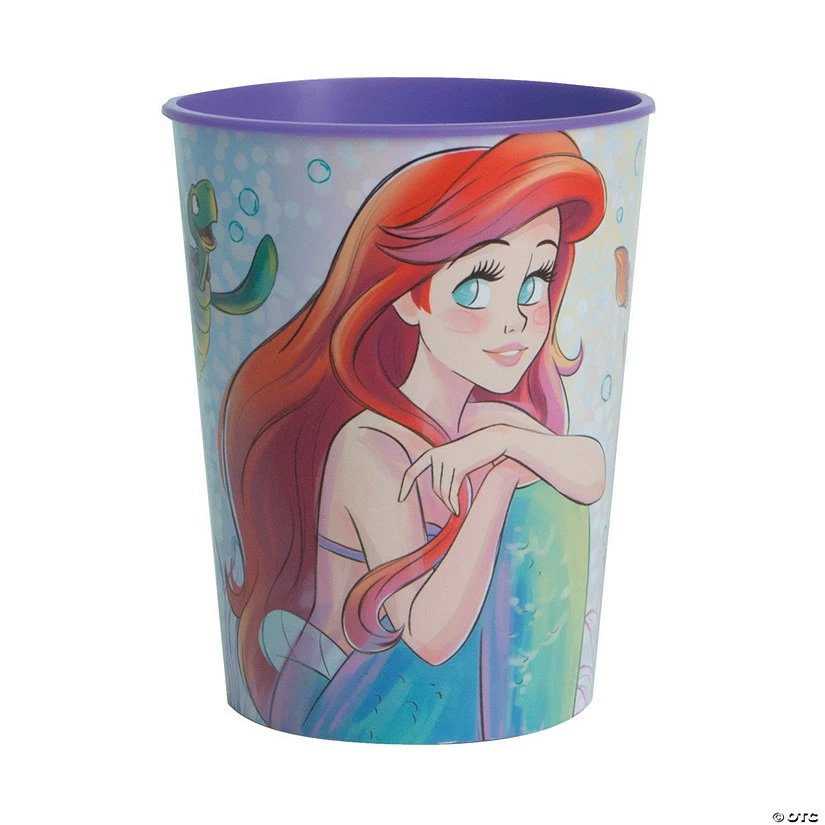 New 💯 Disney's The Little Mermaid™ Plastic Favor Tumbler 🤩 4 New 💯 Disney's The Little Mermaid™ Plastic Favor Tumbler 🤩 - Image 2