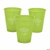 Top 10 🥰 Lime Green Personalized 🥳 Birthday Party Solid Color Plastic Cups - 40 Pc. ✔️ -Birthday Party Cups Sales Store 13967190