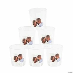 New ⌛ Custom Photo Mini Shot Glasses - 50 Pc. 🎉
