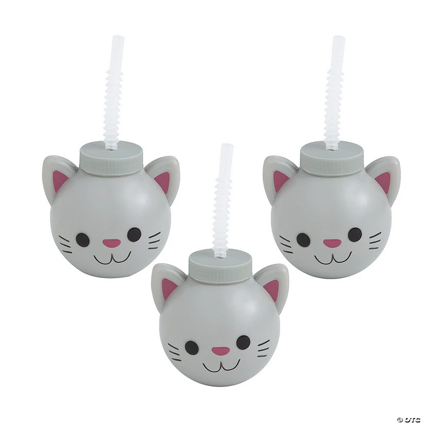 Best Pirce β Cat Cups with Straws β 8 Ct. π 4 Best Pirce β Cat Cups with Straws β 8 Ct. π - Image 2