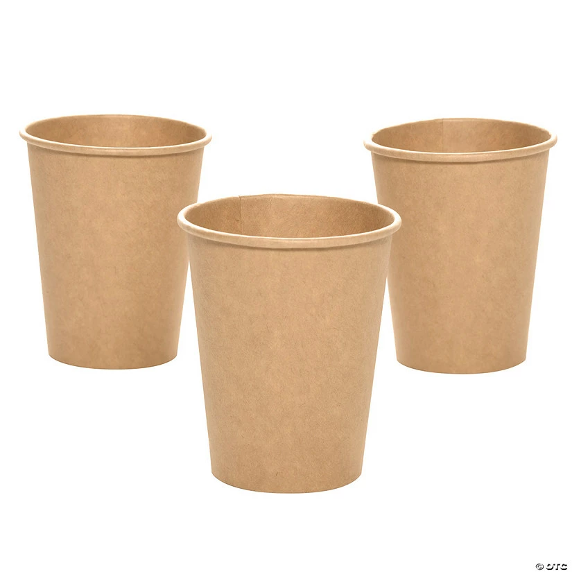 Promo 🌟 Kraft Paper Cups - 8 Ct. 🤩 4 Promo 🌟 Kraft Paper Cups - 8 Ct. 🤩 - Image 2
