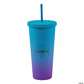 Best deal โ๏ธ Personalized Blue & Purple Plastic Tumbler with Lid & Straw ๐ 3 Best deal โ๏ธ Personalized Blue & Purple Plastic Tumbler with Lid & Straw ๐