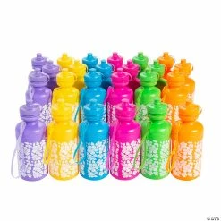 Best Pirce ๐ Bulk Hibiscus Print Water Bottles - 60 Pc. ๐คฉ