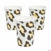 Wholesale 😉 Cheetah Animal Print Party Cups - 8 Pc. 🥰 -Birthday Party Cups Sales Store cheetah animal print party cups 8 pc 14115442