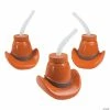 Top 10 ✔️ Cowboy Hat Cups with Straws - 12 Ct. 👍
