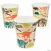 Brand new 👏 Dino Dig T-Rex, Triceratops & Brontosaurus Paper Cups - 8 Pc. 🤩 -Birthday Party Cups Sales Store dino dig t rex triceratops and brontosaurus paper cups 8 pc 13720948