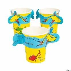 Birthday Party Cups Sales Store 26 Best deal β€οΈ Dr. Seussβ’ One Fish Two Fish π Birthday Paper Cups - 8 Pc. βοΈ