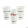 New ⌛ Floral Plaid & White Bridal Shower Paper Cups - 24 Ct. ⌛ -Birthday Party Cups Sales Store floral plaid and white bridal shower paper cups 24 ct 13774940