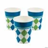 Wholesale ⌛ Golf Par-Tee Checkered Blue & Green Paper Cups - 8 Pc. 👍 -Birthday Party Cups Sales Store golf par tee checkered blue and green paper cups 8 pc 13646889