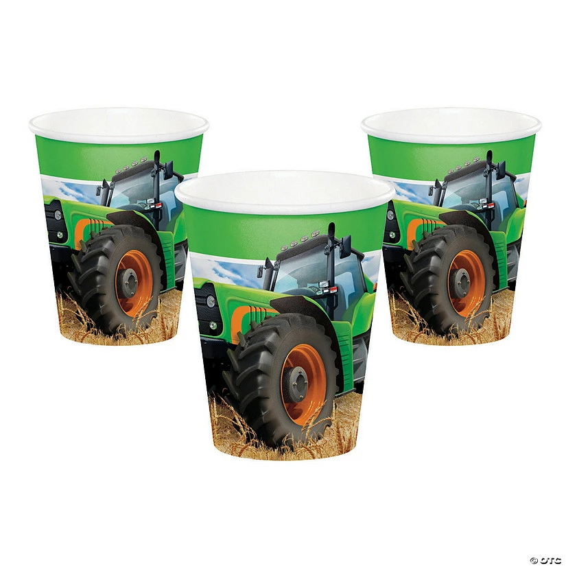 Brand new โ Green Tractor Party Paper Cups - 8 Pc. ๐ฅฐ 3 Brand new โ Green Tractor Party Paper Cups - 8 Pc. ๐ฅฐ
