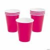 Top 10 🌟 Solid Color Paper Cups - 24 Ct. 👏 -Birthday Party Cups Sales Store hot pink paper cups 24 ct 70 1233