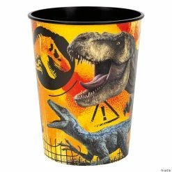 Flash Sale 👏 Jurassic World 3: Dominion™ T-Rex & Velociraptor Plastic Favor Tumbler 🔥