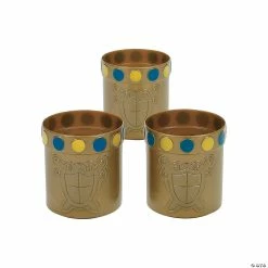 Coupon 🔥 Knight's Party 🧥 Coat of Arms Gold Plastic Cups - 12 Pc. 🔔