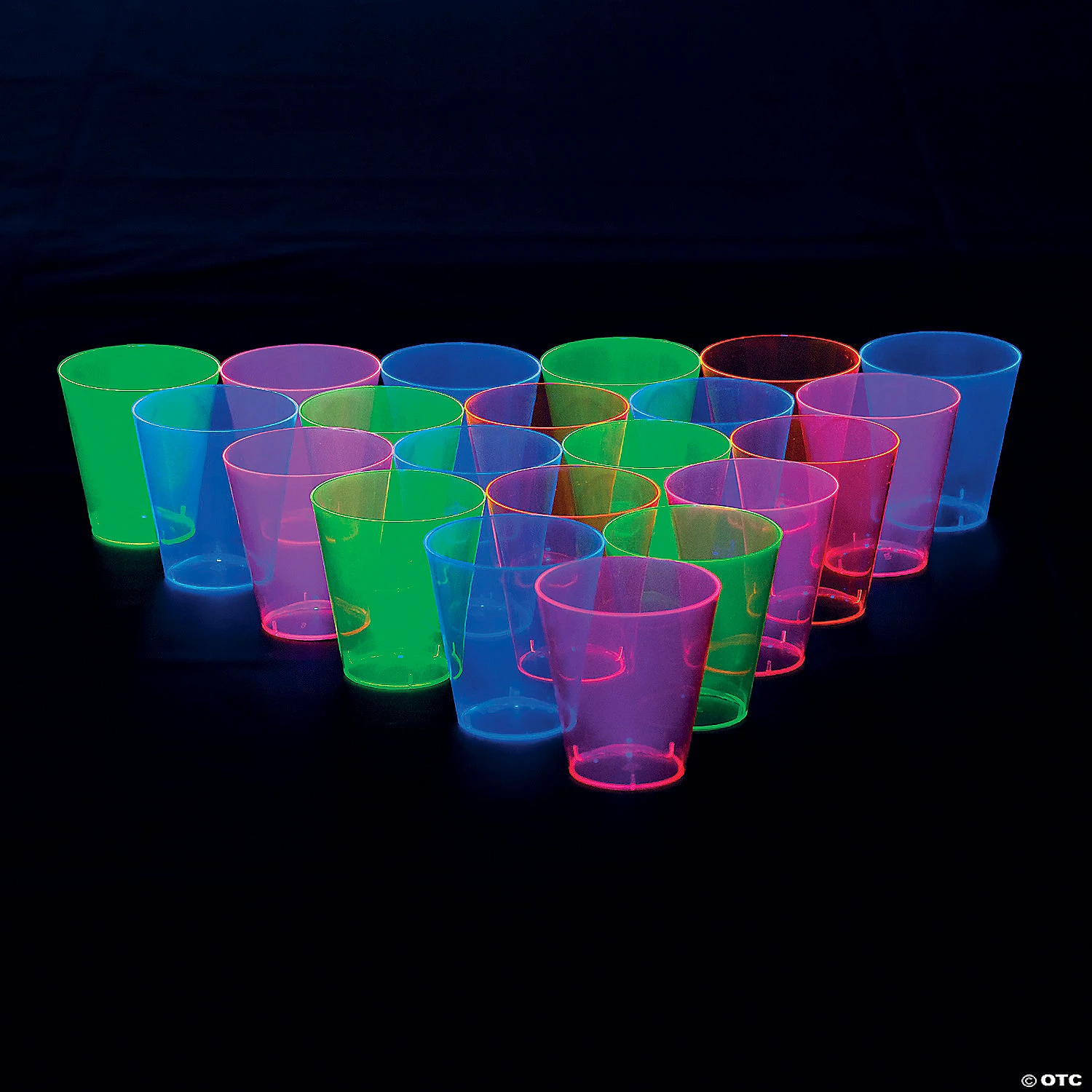 New โ Large Neon Plastic Cups - 20 Pc. ๐ 4 New โ Large Neon Plastic Cups - 20 Pc. ๐ - Image 2
