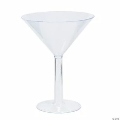 Hot Sale 🎁 Large Plastic Martini Glasses - 2 Ct. ❤️