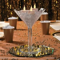 Hot Sale 🎁 Large Plastic Martini Glasses - 2 Ct. ❤️ -Birthday Party Cups Sales Store large plastic martini glasses 2 ct 3 7458 a03