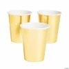 New 🥰 Metallic Solid Color Paper Cups - 24 Ct. 👍 1 New 🥰 Metallic Solid Color Paper Cups - 24 Ct. 👍 -Birthday Party Cups Sales Store metallic gold paper cups 24 ct 13846339