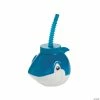 Outlet ✔️ Molded Jawsome Shark Cups with Straws - 12 Ct. 👏 -Birthday Party Cups Sales Store molded jawsome shark cups with straws 12 ct 70 8359