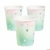Promo ⭐ Narwhal Party Paper Cups - 8 Ct. 💯 -Birthday Party Cups Sales Store narwhal party paper cups 8 ct 13845558