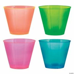 Coupon 🔥 Neon Plastic Cups - 25 Pc. 🧨