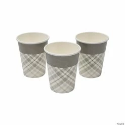 Best reviews of 🔔 Neutral Plaid Cups 🎁