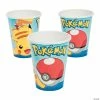 Top 10 🧨 Pikachu & Pokeball Paper Cups - 8 Pc. 🔔 -Birthday Party Cups Sales Store pikachu and pokeball paper cups 8 pc 13709380