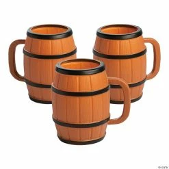 Discount 🌟 Plastic Barrel Mugs - 12 Ct. ✔️