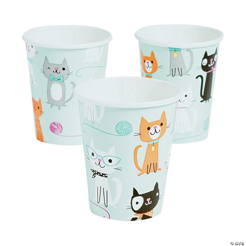 Discount โ๏ธ Purr-Fect Party Cats & Yarn Paper Cups - 8 Pc. ๐ 3 Discount โ๏ธ Purr-Fect Party Cats & Yarn Paper Cups - 8 Pc. ๐