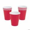 Best Sale ⭐ Solid Color Paper Cups - 24 Ct. 🔥 -Birthday Party Cups Sales Store red solid color paper cups 24 ct 70 1063