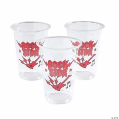 Birthday Party Cups Sales Store 40 Best deal π Rock Star Electric Guitar Plastic Cups - 50 Pc. π