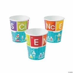 Best Pirce 🥰 Science Party Chemistry & Periodic Table Paper Cups - 8 Pc. ⭐