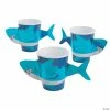 Top 10 🌟 Shark Party Blue Paper Cups with Metallic Sleeves - 8 Pc. 😉