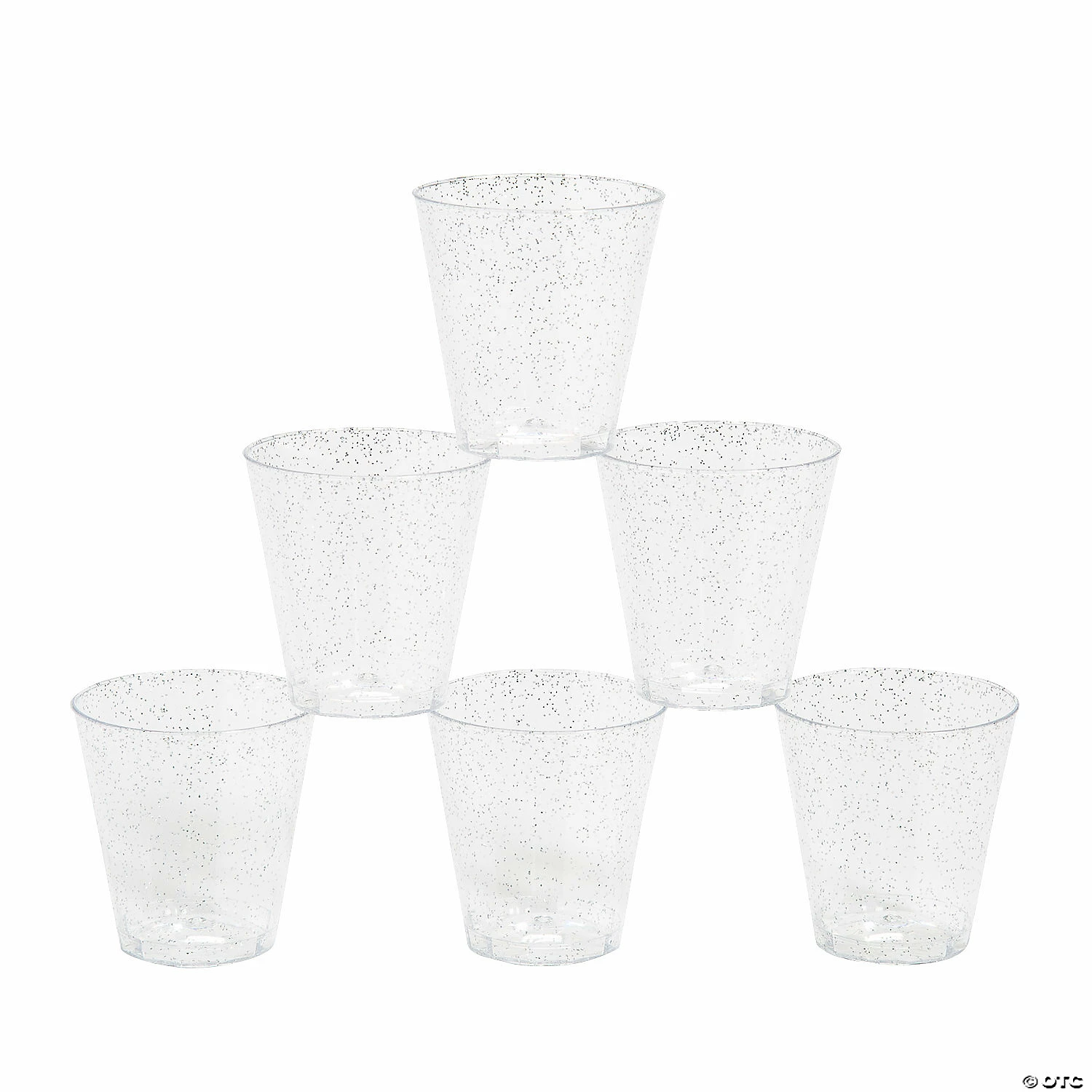 Promo π Silver Glitter Shot Glasses - 50 Pc. π 2 Promo π Silver Glitter Shot Glasses - 50 Pc. π
