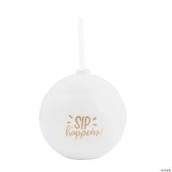 Deals ๐คฉ Sip Happens Plastic Cup with Straw - 6 Pc. โจ