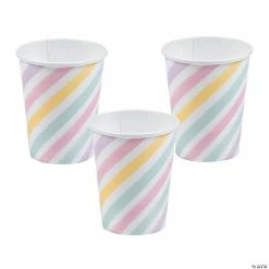 Best Sale ⌛ Sparkle Unicorn Pastel Lined Paper Cups - 8 Pc. 😀