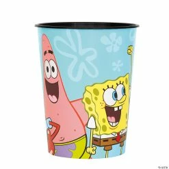 Budget 😀 SpongeBob™ Patrick & Mr. Krabs Plastic Favor Tumbler 👏