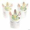 New ⌛ Talking Tables We Heart Unicorns Face Paper Cups - 8 Pc. 🎁