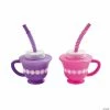New 🥰 Tea Party Novelty Cups with Straws - 12 Ct. 😀 -Birthday Party Cups Sales Store tea party novelty cups with straws 12 ct 70 7990