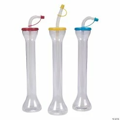 Flash Sale 🥰 Tube Plastic Yard Glasses - 6 Ct. 🔥