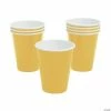 Cheap π Solid Color Paper Cups - 24 Ct. π 2 Cheap π Solid Color Paper Cups - 24 Ct. π -Birthday Party Cups Sales Store yellow paper cups 24 ct 70 1065