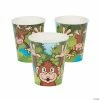 Best deal 😀 Zoo Adventure Happy Monkey Paper Cups - 8 Pc. 🔔 -Birthday Party Cups Sales Store zoo adventure happy monkey paper cups 8 pc 13797890